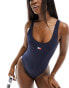 Tommy Jeans heritage swimsuit in navy