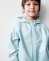 Shiny water-repellent raincoat