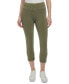 ფოტო #1 პროდუქტის Women's High-Rise Cuffed Pull-On Pants