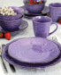 Фото #9 товара Сервировка стола Elama набор посуды из керамики Aitana реактивное глазурование, комплект на 16 персон