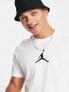 Jordan t-shirt with centre branding in white