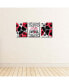 Фото #3 товара Happy Little Ladybug - Baby Girl Wall Art - 7.5 x 10 inches - Set of 3 Prints