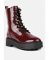 Фото #2 товара mosh faux leather ankle biker boots