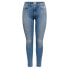 ONLY Blush Mid Skinny Ankle Raw jeans