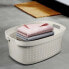 Kosz na pranie Plast Team Seoul Laundry 42L biały (TEA000465)