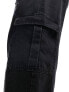 ASOS DESIGN Curve cargo jean in washed black