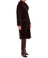 ფოტო #3 პროდუქტის Women's Notched-Collar Faux-Fur Coat