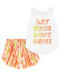 Kid 2-Piece Active Tank In BeCool™ Fabric & Pull-On Flip Shorts Set 5