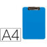 Q-CONNECT Plastic note holder DIN A4 light blue 2. 5 mm