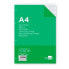 Фото #1 товара LIDERPAPEL Refill A4 120 sheets 80g/m2 square 5 mm without margin 4 holes bands
