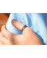 ფოტო #3 პროდუქტის Life's a Beach Design Sterling Silver Blue Sapphire, Topaz Gemstone Band Men Ring