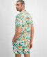 Фото #2 товара Рубашка мужская Guess с коротким рукавом и принтом пальмы