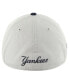 Men's Gray/Navy New York Yankees Sure Shot Classic Franchise Fitted Hat Серый, Темно-Синий, S/M - фото #2