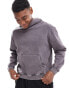 Фото #1 товара ASOS DESIGN boxy oversized hoodie in washed charcoal