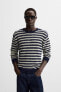 STRIPED JACQUARD SWEATER