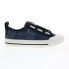 Фото #2 товара Diesel S-Astico Low Zip Mens Blue Canvas Lace Up Lifestyle Sneakers Shoes