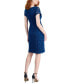 ფოტო #2 პროდუქტის Women's Lace Short-Sleeve V-Neck Dress