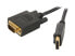Фото #1 товара BYTECC DPVGA-10 10 ft. Black Display Port to VGA Cable Male to Male