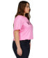 Plus Size Sequin Logo Cotton T-Shirt