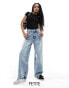 Фото #2 товара Miss Selfridge Petite baggy jean in acid wash