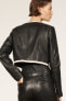 Cropped leather jacket - limited edition
