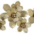 Wall Decoration Alexandra House Living Golden Metal Flower 92 x 46 x 5 cm