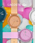 ფოტო #4 პროდუქტის Women's L.12.12 Quartz Pink Semi-Transparent Silicone Strap Watch 36mm