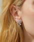 ფოტო #4 პროდუქტის Silver-Tone Mixed Cubic Zirconia Cluster Stud Earrings, Created for Macy's