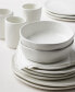 Фото #5 товара Hekonda Stoneware 16 Pieces Dinnerware Set, Service for 4