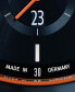 ფოტო #5 პროდუქტის Men's Blue Orange Chronograph Blue Stainless Steel Link Watch 42mm