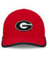 ფოტო #3 პროდუქტის Men's Red Georgia Bulldogs On-Field Featherlight Performance Adjustable Hat