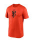 Men's Orange San Francisco Giants Big and Tall Logo Legend Performance T-shirt