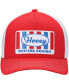 ფოტო #3 პროდუქტის Men's Red, White Sudan Trucker Snapback Hat