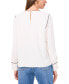 Фото #2 товара Women's Piped Long-Sleeve Top