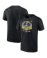 Фото #2 товара Men's Black Golden State Warriors 2022 NBA Finals Champions Bling Ring T-shirt