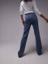 Фото #3 товара Topshop acid wash straight leg trouser in blue