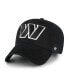 Фото #1 товара Men's Black Washington Commanders Clean Up Adjustable Hat