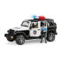 Фото #1 товара Внедорожник Bruder 02-526 Jeep Wrangler Unlimited Rubicon Полиция, с фигуркой 1:16 31 см