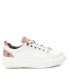 Фото #2 товара Women's Casual Sneakers By White With Pink Accent