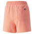 Puma Downtown High Waisted Shorts Womens Pink Casual Athletic Bottoms 533587-28