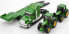 Фото #4 товара Игрушечный транспорт Siku Тягач с низкорамным прицепом и тракторами John Deere, зелёный, серый, 1:87, 260 мм, 48 мм, 75 мм