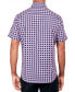 Men's Regular-Fit Non-Iron Performance Stretch Linked Circle-Print Button-Down Shirt