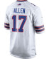 Men's Josh Allen White Buffalo Bills Game Jersey