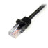 Фото #3 товара StarTech.com Cat5e Patch Cable with Snagless RJ45 Connectors - 1m - Black - 1 m - Cat5e - U/UTP (UTP) - RJ-45 - RJ-45
