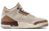 Jordan Air Jordan 3 "Orewood Brown" 耐磨透气 低帮 复古篮球鞋 男款 白棕 / Кроссовки Jordan Air Jordan CT8532-102