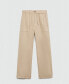 Women's Elastic Waist Cotton Pants