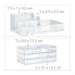 2 x Make Up Organizer transparent