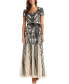 ფოტო #1 პროდუქტის Sequined Belted Dress