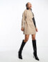 & Other Stories belted knitted dress in beige