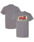 Фото #1 товара Men's Heathered Gray Joey Logano Lifestyle T-shirt